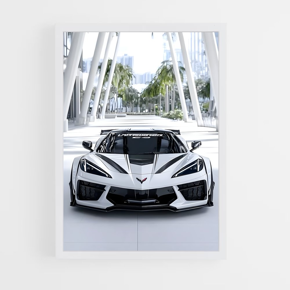 Poster Corvette Elite – affiche Chevrolet (vue 3)